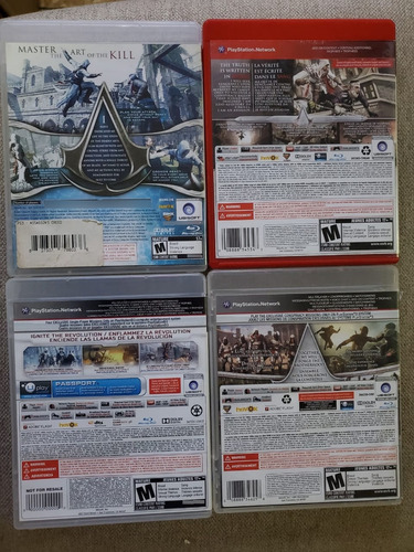 Lote De Juegos Ps3 Assassins Creed 2 Brotherhood Y Mas (Usado)