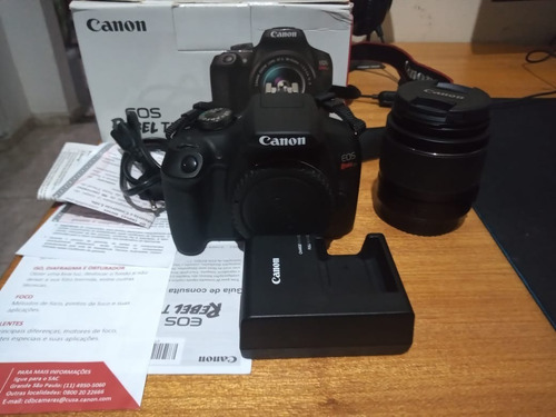 Canon Eos Rebel T7 18-55mm Is Ii Kit Dslr Cor Preto