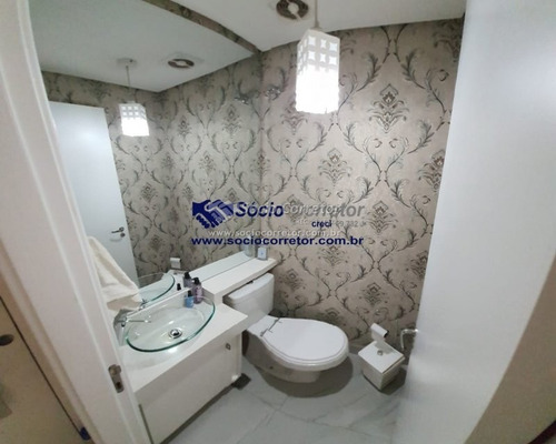 Imagem 7 de 15 de Apto 116m² - Port. Fechad - 3 Suítes, 2 Vgs - Cond.carpediem - Apartamento A Venda No Bairro Jardim Santa Mena - Guarulhos, Sp - Sc01134