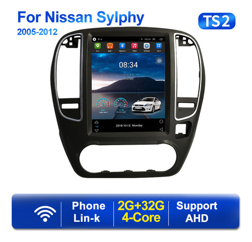 Zk Estéreo Android Carplay 2gb+32gb Para Nissan Sylphy
