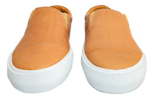 Imagen 3 de 7 de Zapatillas Panchas Hombre Cuero Vacuno