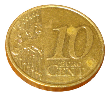 Moneda España 10 Eurocent 2008 (Usado)