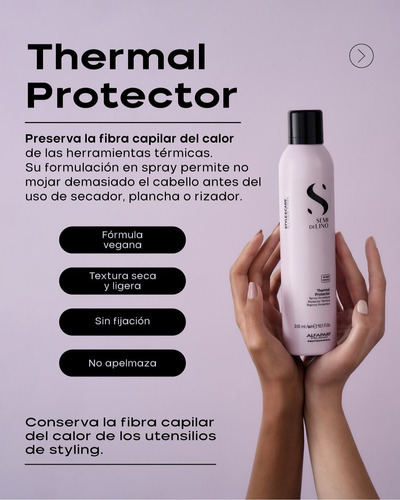 Termoprotector Alfaparf Semi Di Lino 300 Ml.