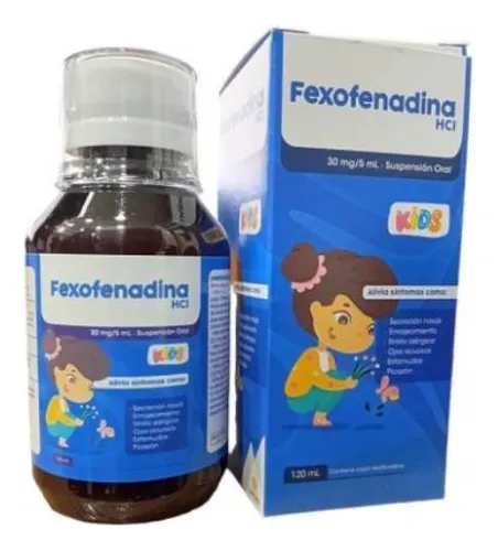 Fexofenadina Hcl 30mg/5ml 120 Ml Kids