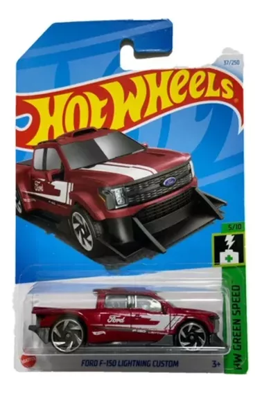 Hot Wheels 2024 Ford F-150 Lightning Custom 37/250 Green Sp