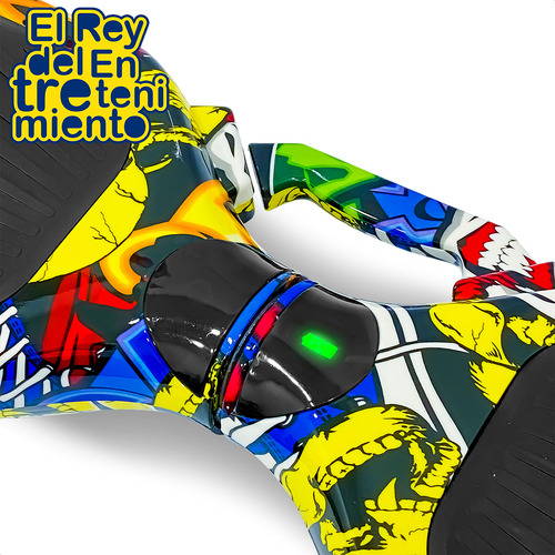 Imagen 8 de 8 de Skate Hoverboard Electrico 6.5 Bluetooth Luces Led N1 El Rey