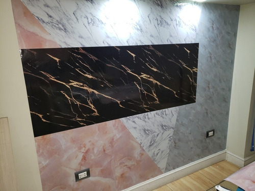 Imagen 8 de 8 de Papel Tapiz Mármol Adhesivo Paredes Drywall Madera Melamine