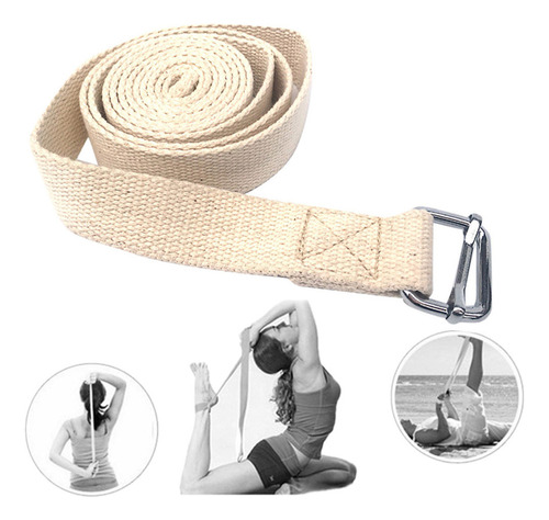 Cintura De Gimnasio K 300 Cm, Correa Elástica Para Yoga, Pie