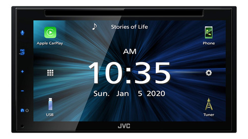Reproductor De Dvd/cd Jvc Kw-v66bt Con Pantalla Táctil Bluet