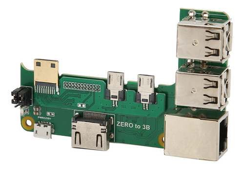 Placa De Expansión De 2w A 3b Para Raspberry Pi 3 Usb2.0 Rj4