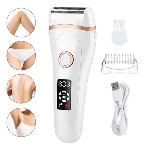 Barbeador Elétrico Feminino, Depilação Indolor, Lady Razor