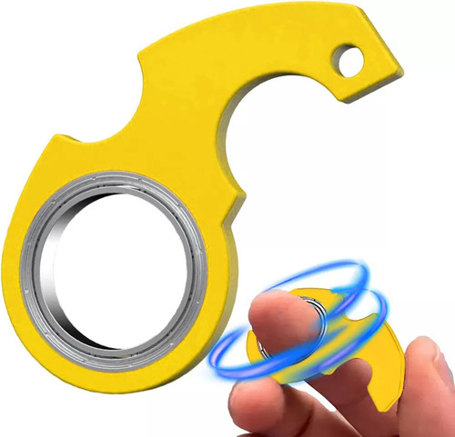 3×llavero Giratorio Fidget Key Spinner, Juguete For Personas