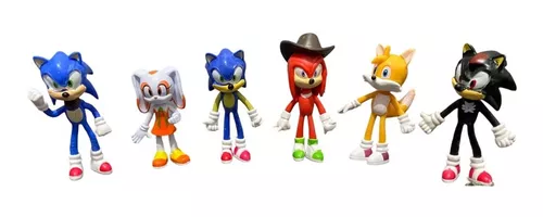 Kit Bonecos Sonic Conjunto Com 6 personagens. em Promoção na
