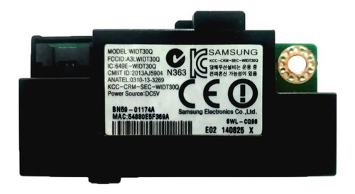 Modulo Wifi Para Samsung Modelo Un40h5153af N/p: Bn59-01174a (Usado)