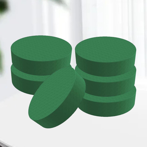 6x Floral Espuma Molhada Base Exibição Diy 12cmx4cm Verde