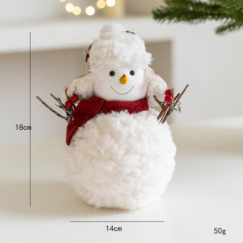 Sd Muñeco De Nieve Navideño, Adorno De Regalo 14x18cm