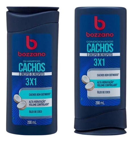 Kit Bozzano Shampoo + Condicionador Cachos 200ml
