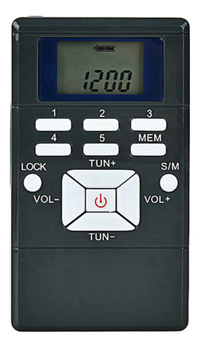 Rádio Fm Digital 2x, Mini Alto-falante, Receptor Portátil, D