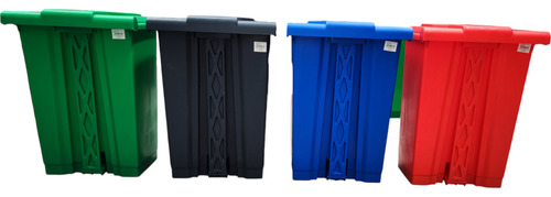 Basurero Cubo De Basura Contenedor De 80 Litros