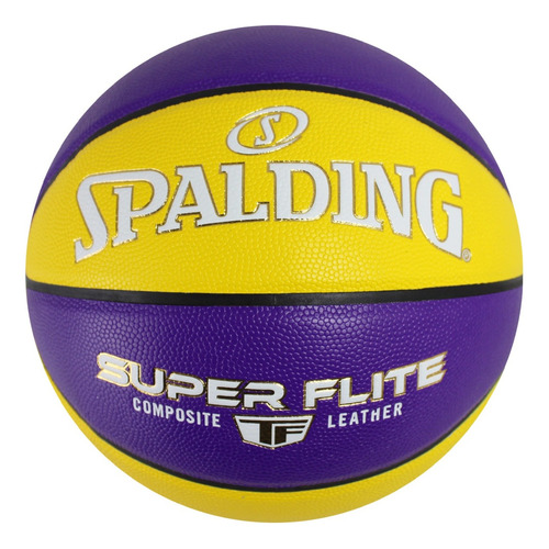 Balón Spalding Basquetbol Super Flite #7 Piel Sintética Mdo