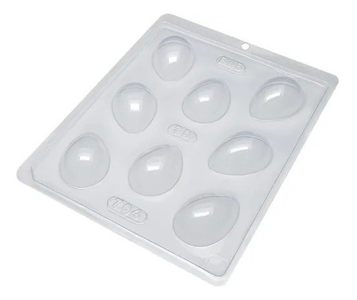 Forma de acetato de huevo suave de 30 g con 5 unidades, color lechoso Bwb
