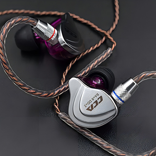 Cca C10 Auriculares Intrauditivos Con Monitor 10 Híbridos Y