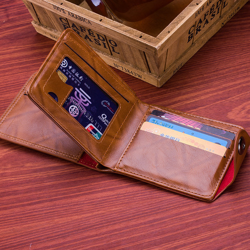 Cartera Dollar Wallet Personalizada Con Hebilla Para Hombre