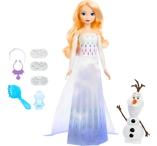 Boneca Disney Frozen Elsa E Olaf Aventuras Hyh10 Mattel