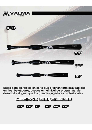 Bat De Baseball Mvalma Personalizado Pro Select Madera Maple