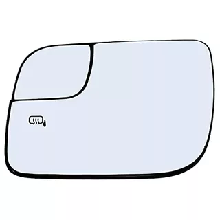 Driver Left Side Mirror Glass Assembly With Plastic Bac...