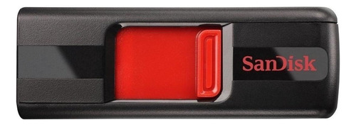 Memoria USB SanDisk Cruzer 16GB 2.0 negro y rojo