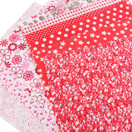 Ci 100 Piezas Tela Algodón Floral Surtida For Coser Colc