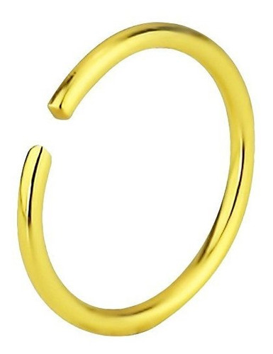 Aros - 20g 18k Gold Plated Sterling Silver 8mm Seamless Nose