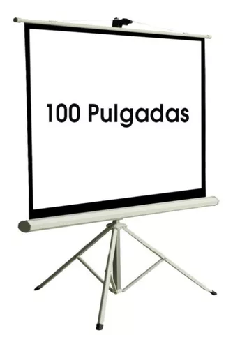 Pantalla Para Proyector 100 Pulgadas Con Trípode Retractil