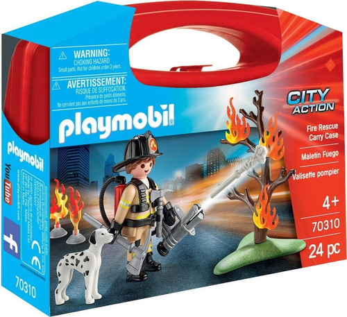 Playmobil Maletín Rescate De Bomberos 70310 City Action