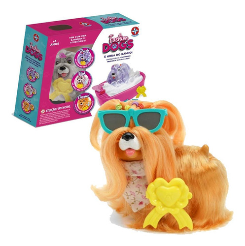 Brinquedo Cachorro Caramelo Acessórios Fashion Dogs Caramel