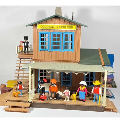 Playmobil Western 3770 Colorado Springs Estação Trem V Oeste (Usado)