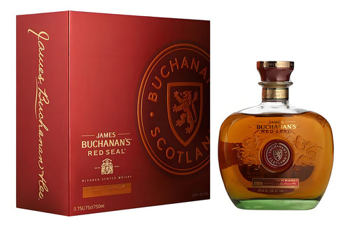 Caja De 6 Whisky Buchanans Blend Red Seal 750 Ml