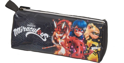 Estojo Infan Escolar Ladybug Miraculous Girls Pacific 966r13