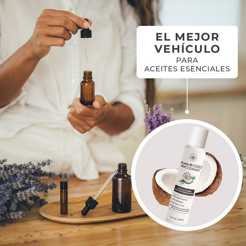 Coco Fraccionado + Aceite Lavanda - Hidratación Y Relajación