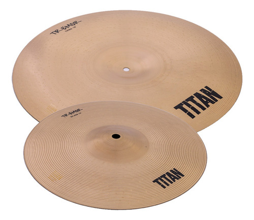 Kit De Pratos Titan Tremor Em Liga B-20 Acabamento Clássico Cor Sem Cor