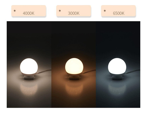 Luces Espejo Tocador 10 Bombillas 45x45x49mm