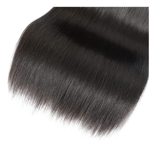 I Aplique Cabelos Lisos Com Natural Brasileiro Humano 100g