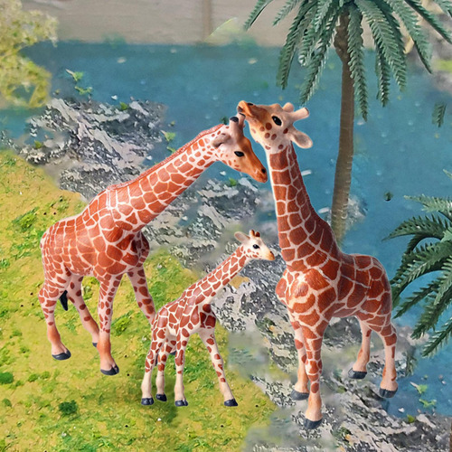 Juego De 3 Figuras De Jirafa De Juguete, Suite Jirafa