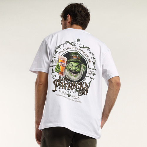 Remera Hombre Kevingston Oslo Saint Patrick Blanco