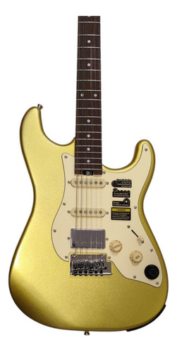 Guitarra Inteligente Mooer Gtrs-s800 Go Golden Pedal Gwf4 Bk
