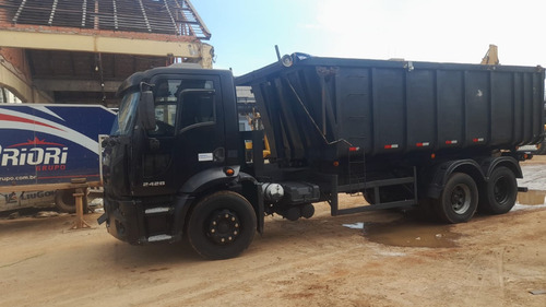 Caminhão Ford Cargo 2428e T 3 Eixos*2012 Caç. 15m³ Repasse