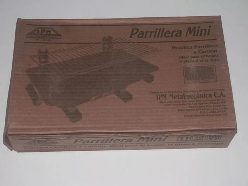 Imagen 3 de 4 de Parrillera Mini Ideal Para Hogar, Playa O Campo