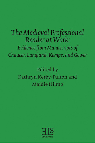 Libro: En Inglés El Lector Profesional Medieval En El Trabaj
