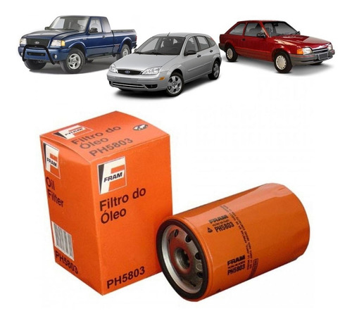 Imagem 3 de 6 de Filtro Oleo Ranger 2.3 16v Escort Zetec Focus 1.8 2.0